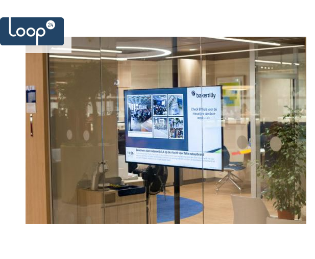 Molnbaserad digital signage mjukvara, loopsign24.