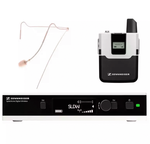 Sennheiser komplett med sändare, mottagare och headset