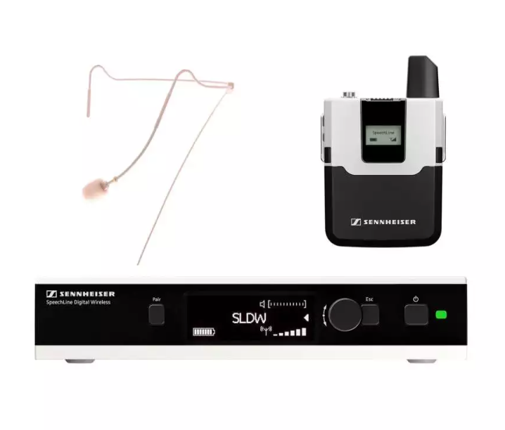 Sennheiser komplett med sändare, mottagare och headset