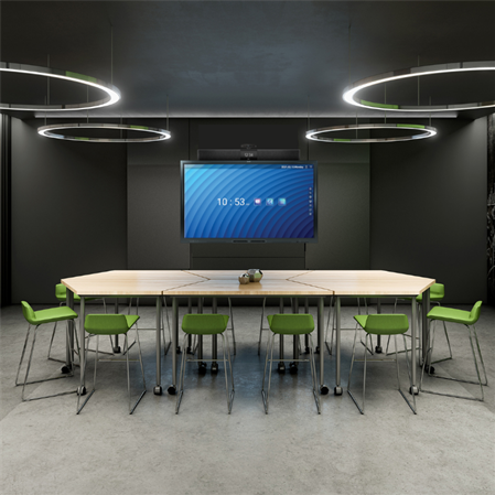 Paketlösning för företag, SMART Board GX och videokonferens för mellanstora mötesrum.