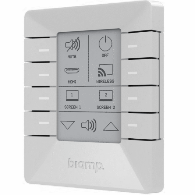 Styrsystem för projektor och skärmar för enklare användning av utrustningen.