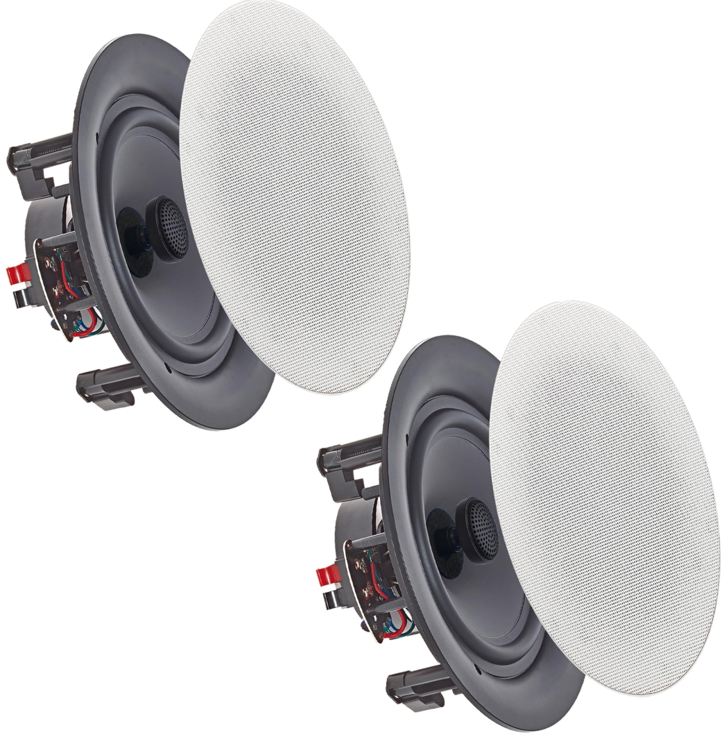 Takinfällda högtalare till mötesrum och öppna miljöer för bakgrundsmusik.