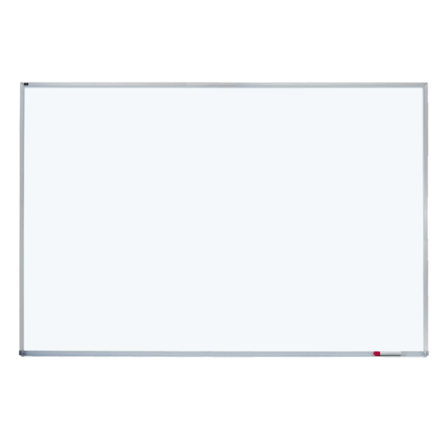 Emaljskrivtavla med aluminiumram